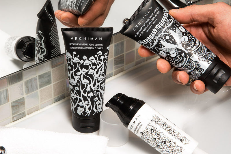 produit cosmétique pour homme 